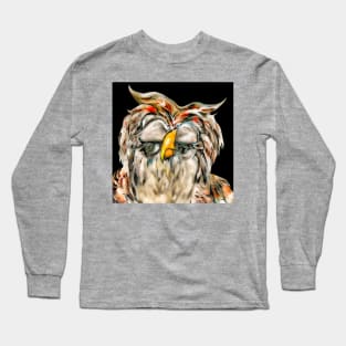 Flirtatious Owl Long Sleeve T-Shirt